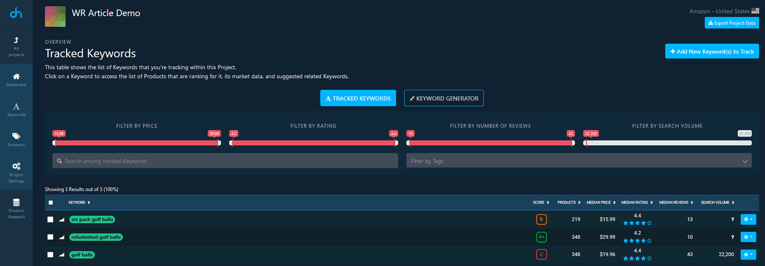 DataHawk platform