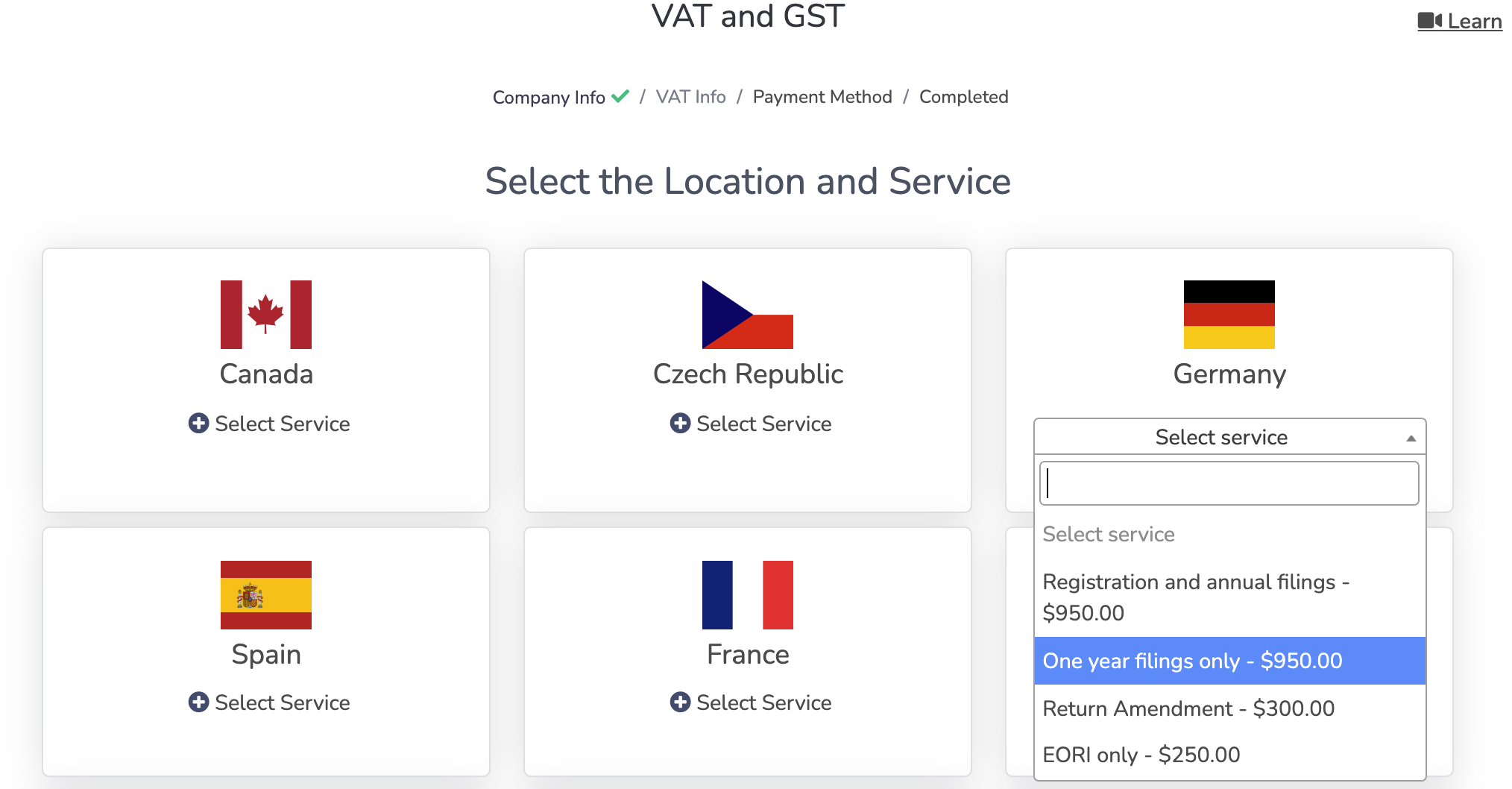 Location and service